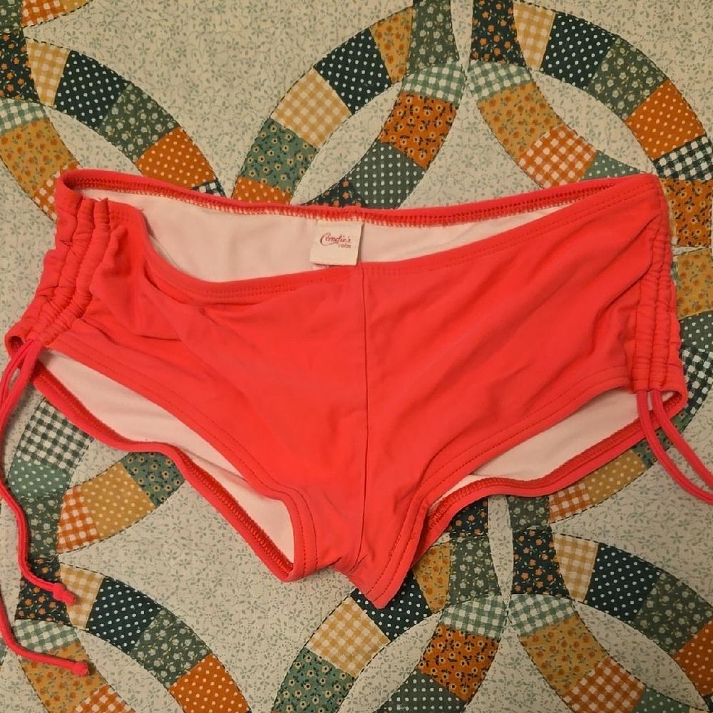 Candies pink boyshort swim bottom Medium